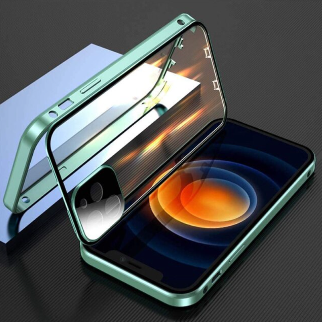 WonderCase™ dubbelsidigt skyddande iPhone-fodral | Ultimat skydd mot fall och repor