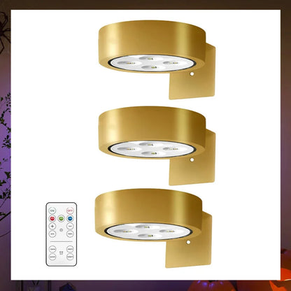 Helsingborg – Magnetisk Multifunktionell Trådlös Vägglampa (3-pack)