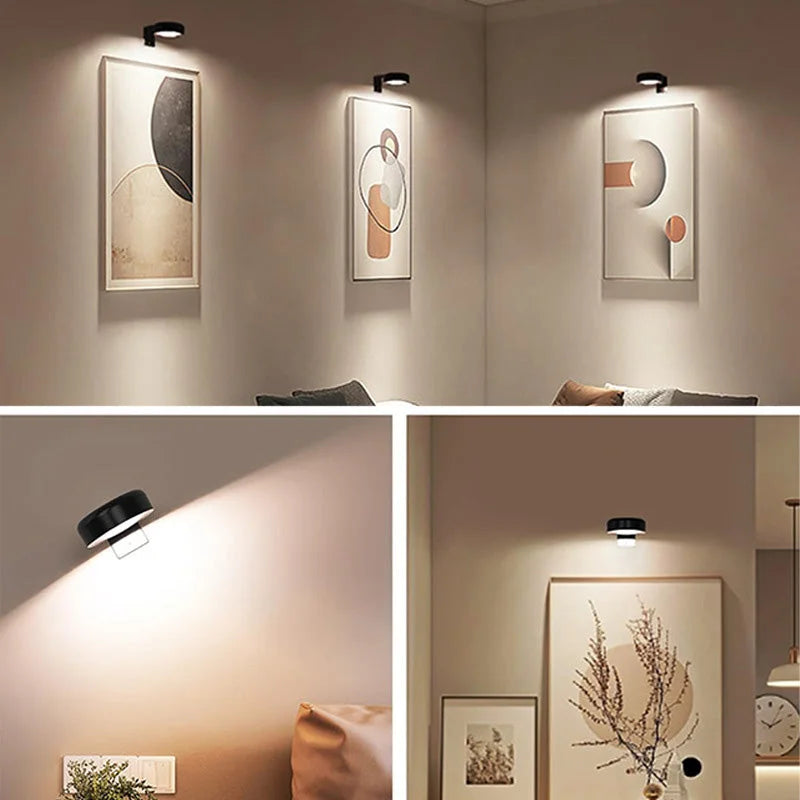Helsingborg – Magnetisk Multifunktionell Trådlös Vägglampa (3-pack)