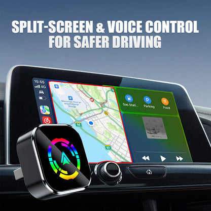 Carryplay - 2-i-1 trådlös adapter för iPhone och Android Auto🎵