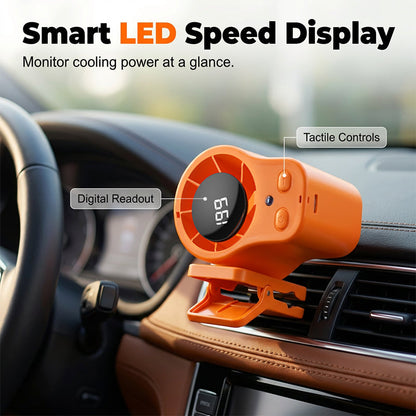 AeroCool Pro™ – Bärbar LED-fläkt för bilen med kraftfull kylning